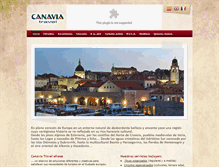 Tablet Screenshot of canavia-travel.com